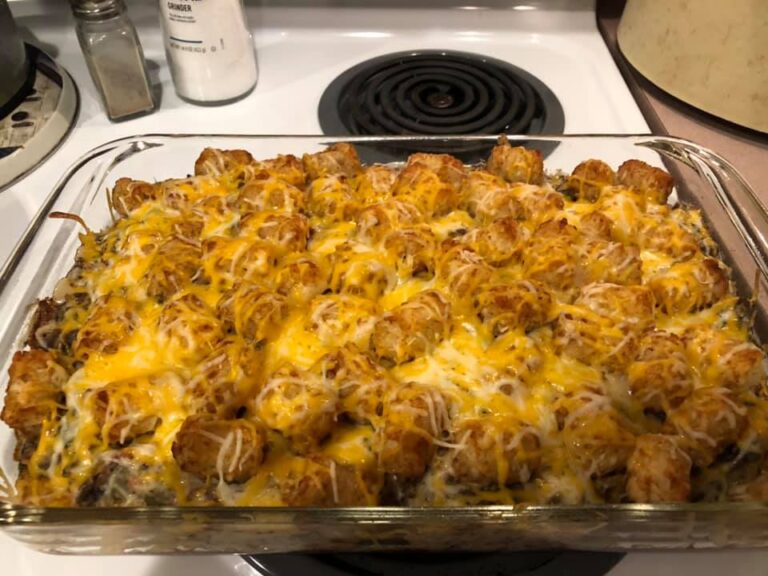 Tater Tot Casserole Recipe Image