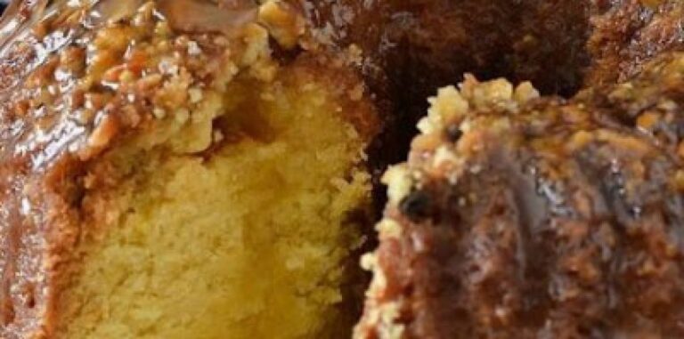 Rum Cake with Butter Rum Glaze Recipe Image