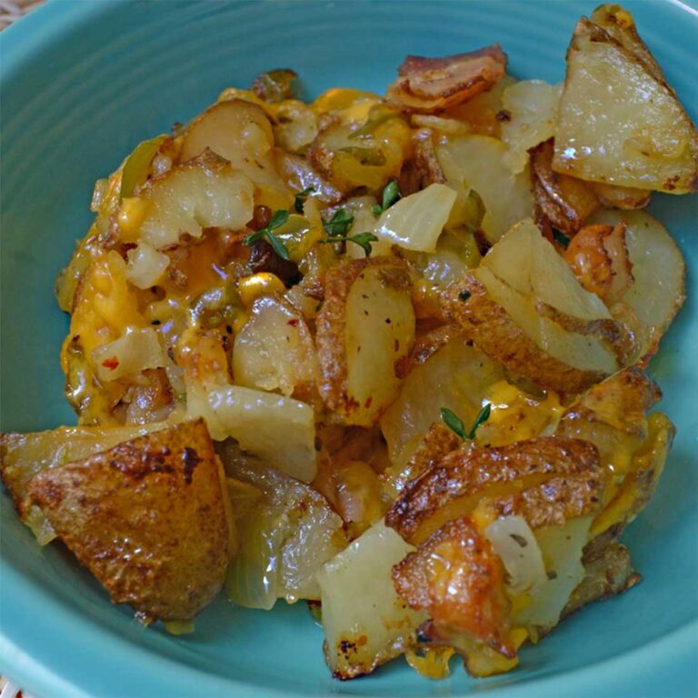 OVEN FRIED POTATOES & ONIONS Recipe Image