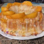 Peach Cobbler Pound Cake Recipe Image
