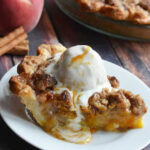 Maple Bourbon Brown Butter Peach Pie Recipe Image