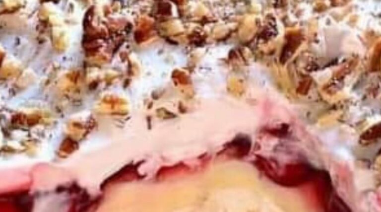 Cherry Cheesecake Lush Dessert Recipe Image