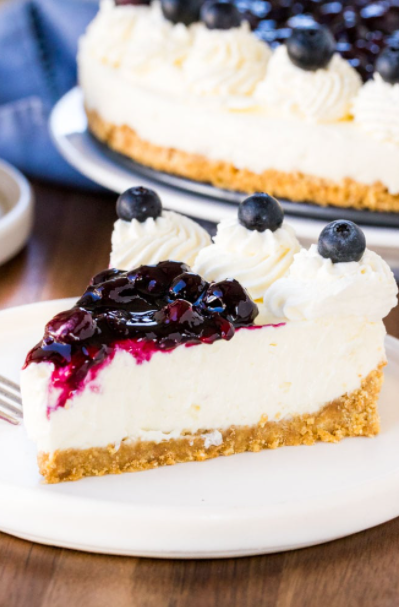 No-bake Blueberry Cheesecake