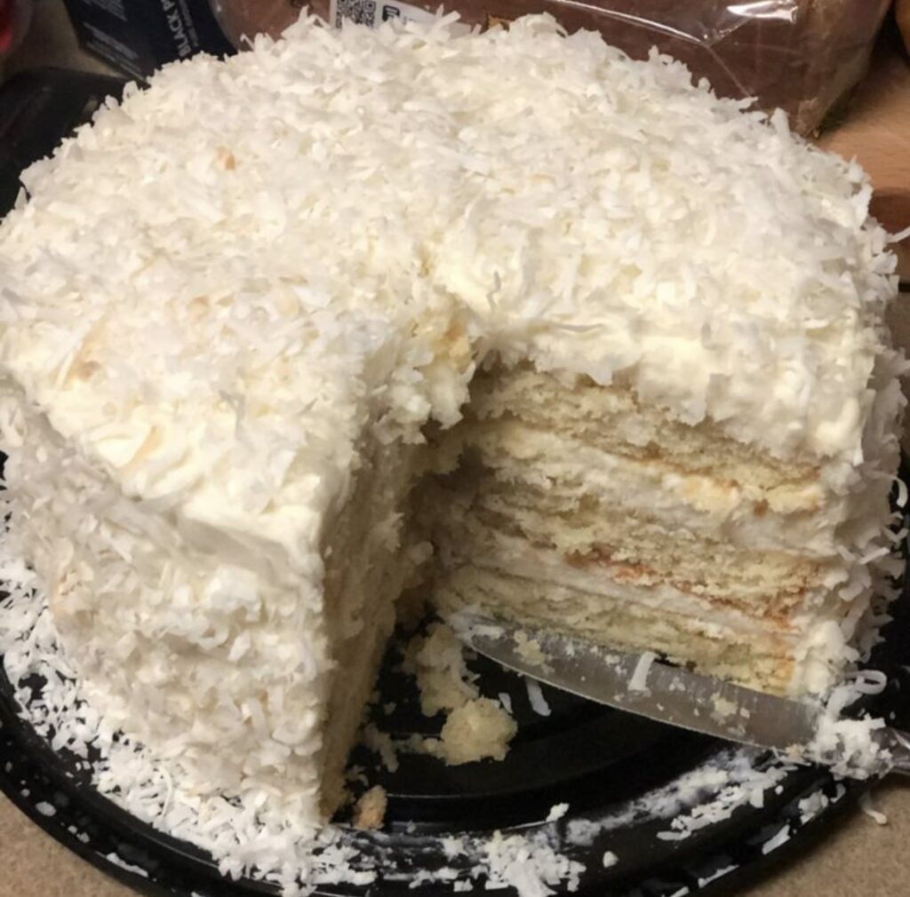 Creamy Coconut Cake Recipe Image