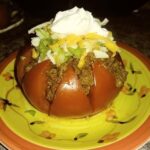 HEALTHY TACO STUFFED TOMATOES Recipe Image