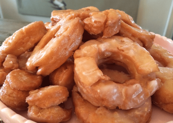 Old Fashioned Sour Cream Glazed Donuts !