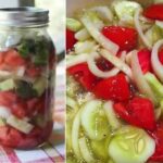 Marinated Cucumbers, Onions, and Tomatoes Recipe Image