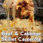 Cheesy Beef & Cabbage Skillet Casserole Recipe Image