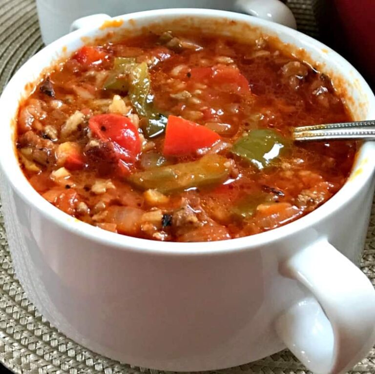 STUFFED PEPPER SOUP Recipe Image