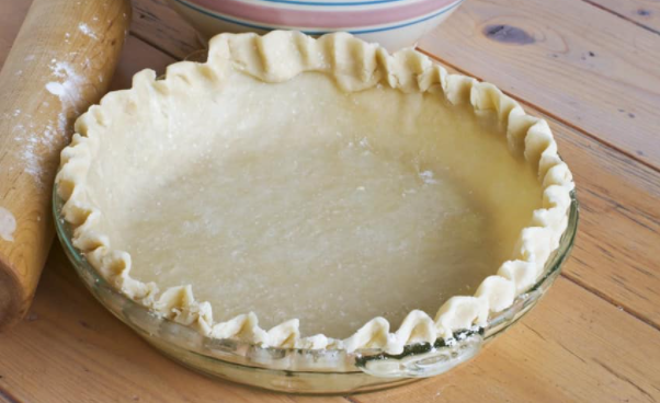 Vegan apple pie with buckwheat crust