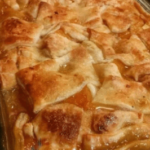 Hot Peach Cobbler Right out of The Oven Recipe Image