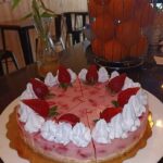 Strawberry-Glazed Cheesecake Recipe Image
