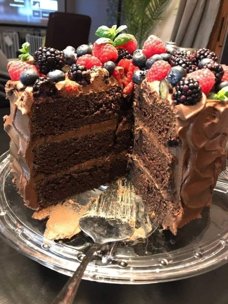 Fudgiest Dairy-Free Chocolate Cake Recipe Recipe Image