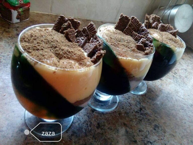 CUSTARD AND JELLY Recipe Image