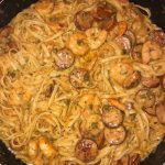 CAJUN SHRIMP PASTA WITH SAUSAGE Recipe Image