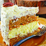 Carrot Cake Roll with Cream Cheese Filling Recipe Image