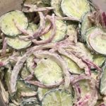 Creamy Cucumber Salad Recipe Image