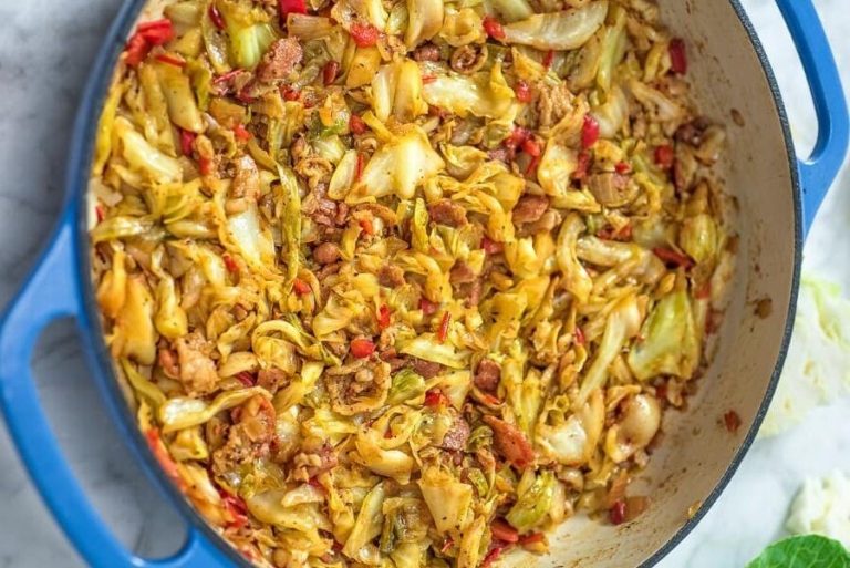 The Best Fried Cabbage Recipe Recipe Image