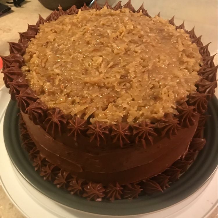THE BEST GERMAN CHOCOLATE CAKE IN ALL THE LAND