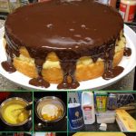 Boston Cream Pie Recipe with Yellow Cake Recipe Image