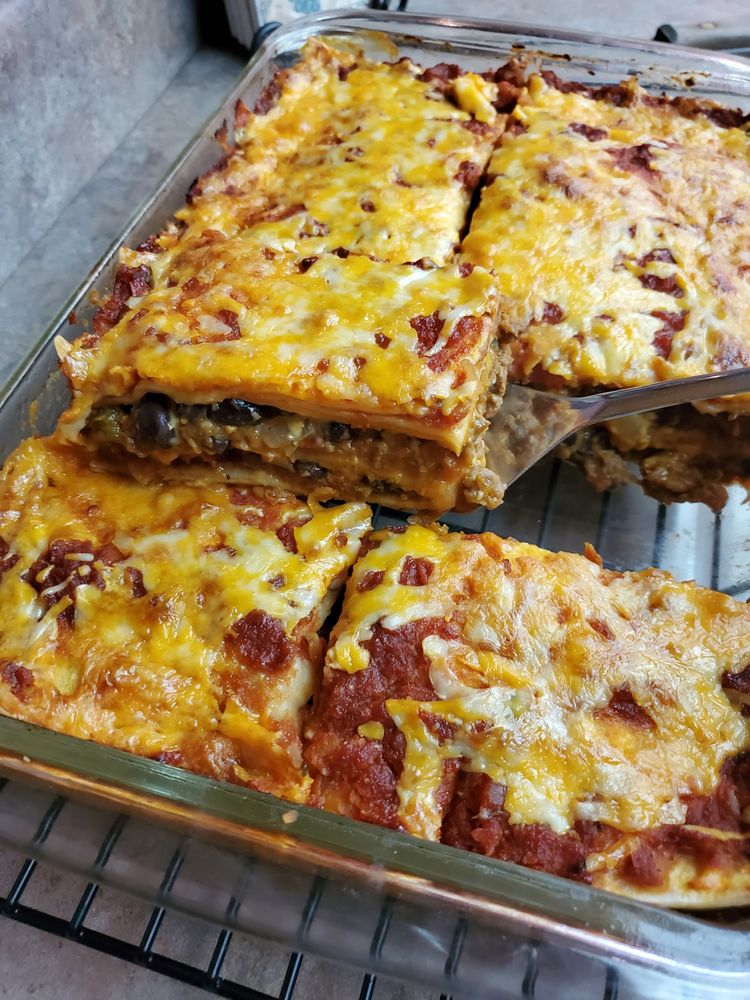 Easy Vegan Taco Lasagna