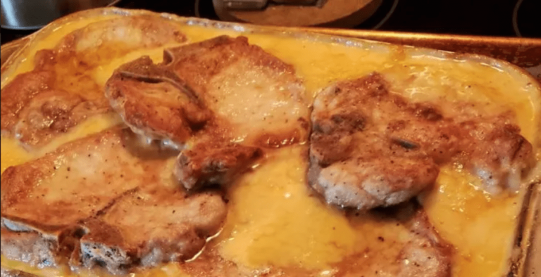 PORK CHOPS AND SCALLOPED POTATOES Recipe Image