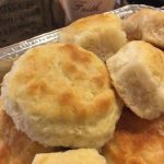 Buttermilk Biscuits Topped With Honey Butter Recipe Image