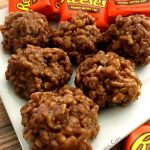 No Bake Reeses Krispy Cookies Recipe Image