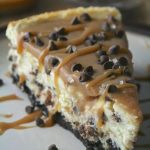 Salted Caramel Chocolate Chip Cheesecake Recipe Image