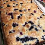 Blueberry Buttermilk Breakfast Cake Recipe Image