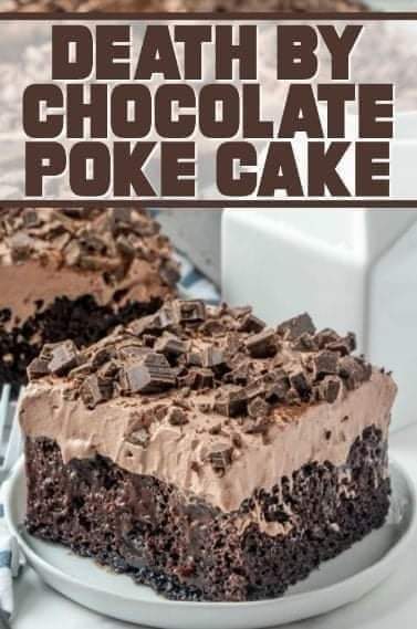 CHOCOLATE POKE CAKE