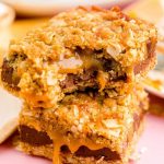 Chocolate Caramel Oat Bars! Recipe Image
