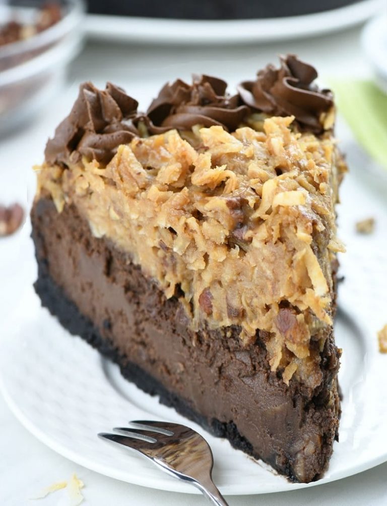 German Chocolate Cheesecake Recipe Image