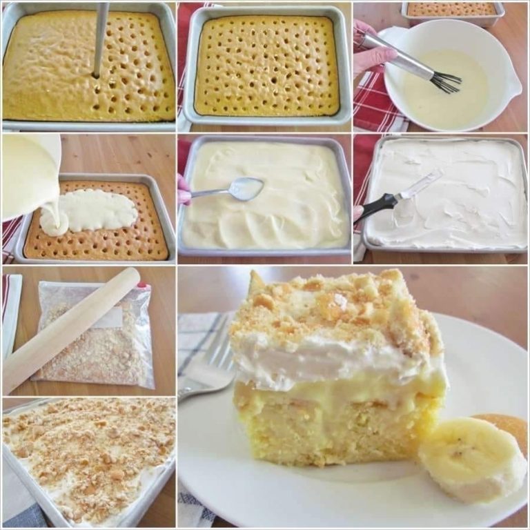 Banana Pudding Lush Cake Recipe Image