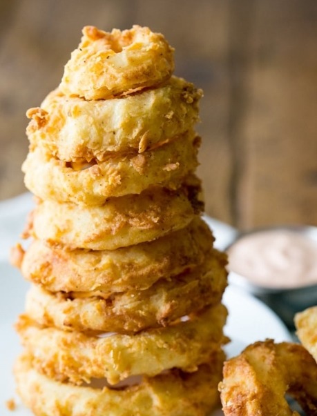 Crisp Double-Dipped Onion Rings