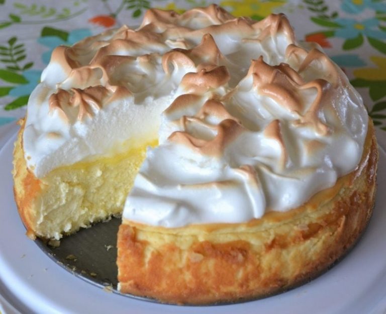 Lemon Meringue Cheesecake Recipe Image