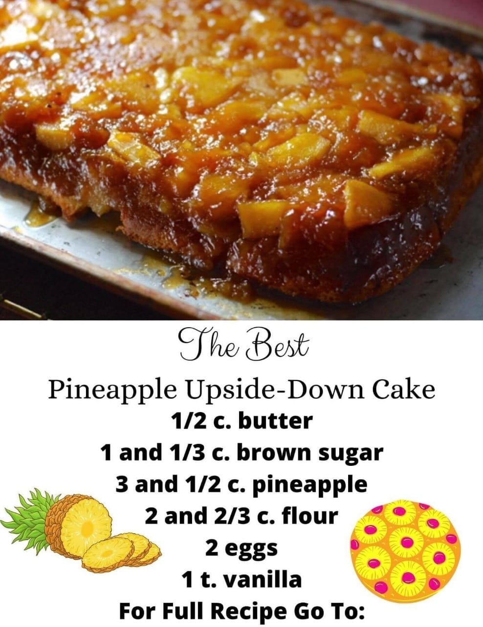 THE BEST PINEAPPLE UPSIDE-DOWN CAKE