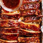 sticky oven barbecue ribs Recipe Image