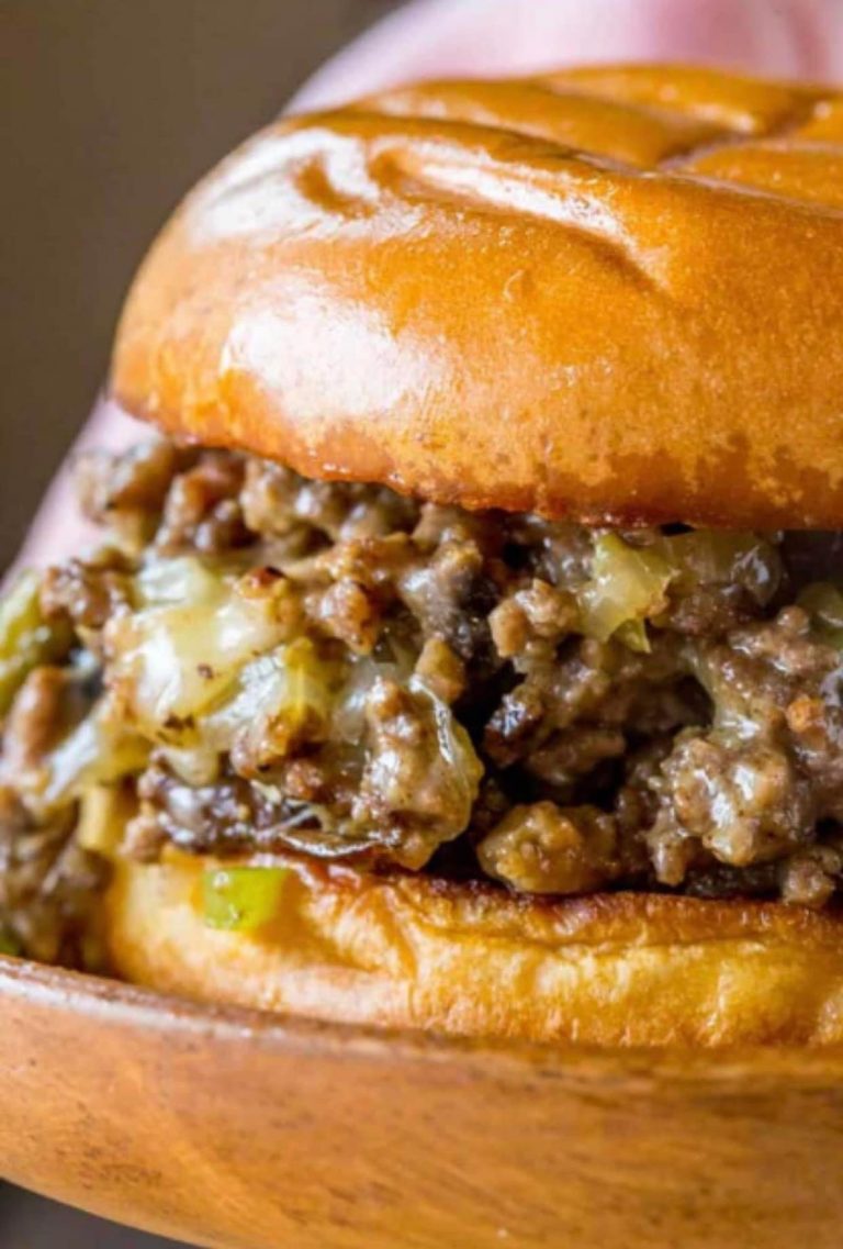 Philly Cheese Steak Sloppy Joes Recipe Image