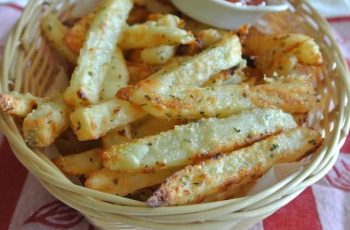 Baked Garlic Parmesan Fries