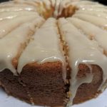 Chocolate Pound Cake with Caramel Frosting Recipe Image