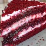 Red velvet layer cake with cream cheese frosting