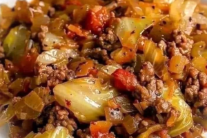 Cabbage and Ground Beef